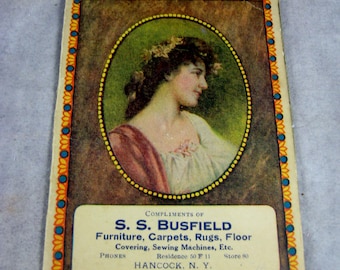 Hancock NY 1916 Advertising Promo Booklet - S. S. Busfield - Baking Lessons - International Cook Book Association