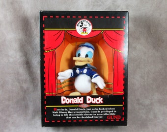 GUND Donald Duck Plush Toy - Antique Series - New In Box - Walt Disney