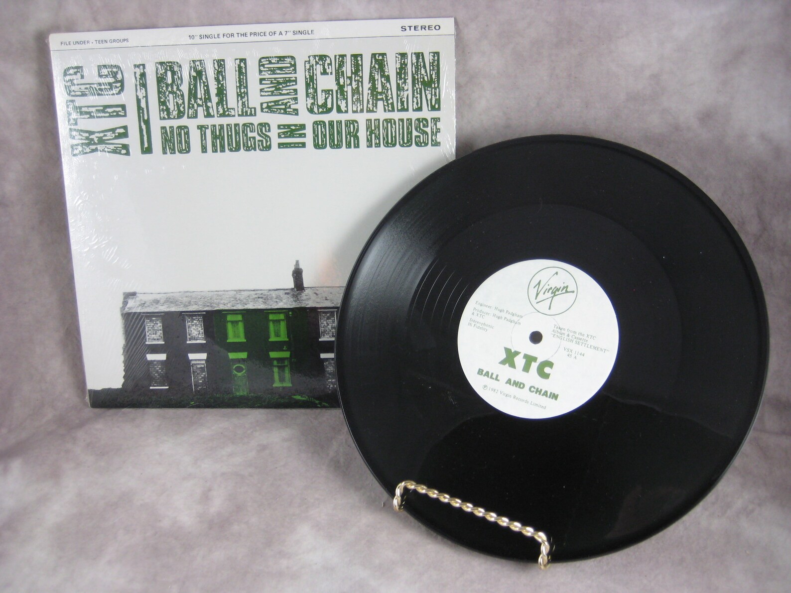 XTC 10 Single Green Vinyl Songs Ball And Chain / No Etsy