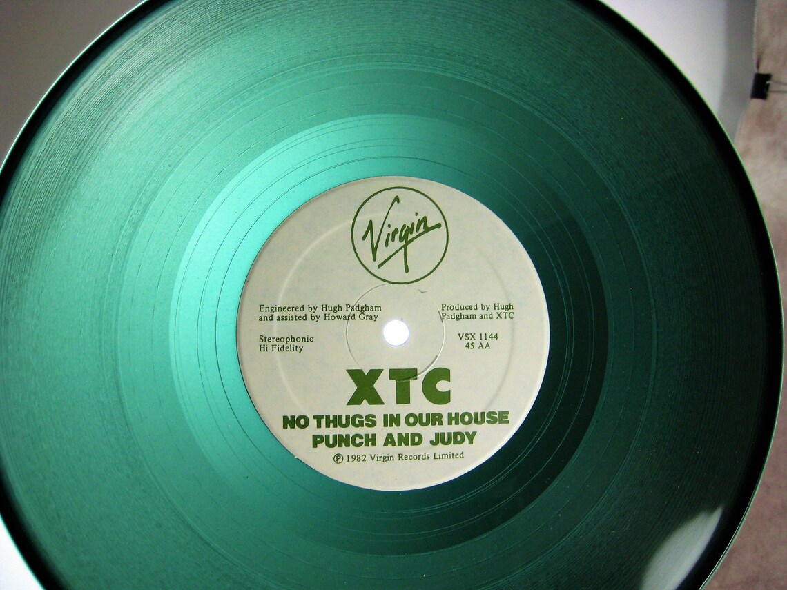 XTC 10 Single Green Vinyl songs Ball and Chain / No Etsy