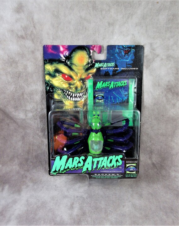 MARS ATTACKS Movie 1996 Doom Spider Superflex Action Figure