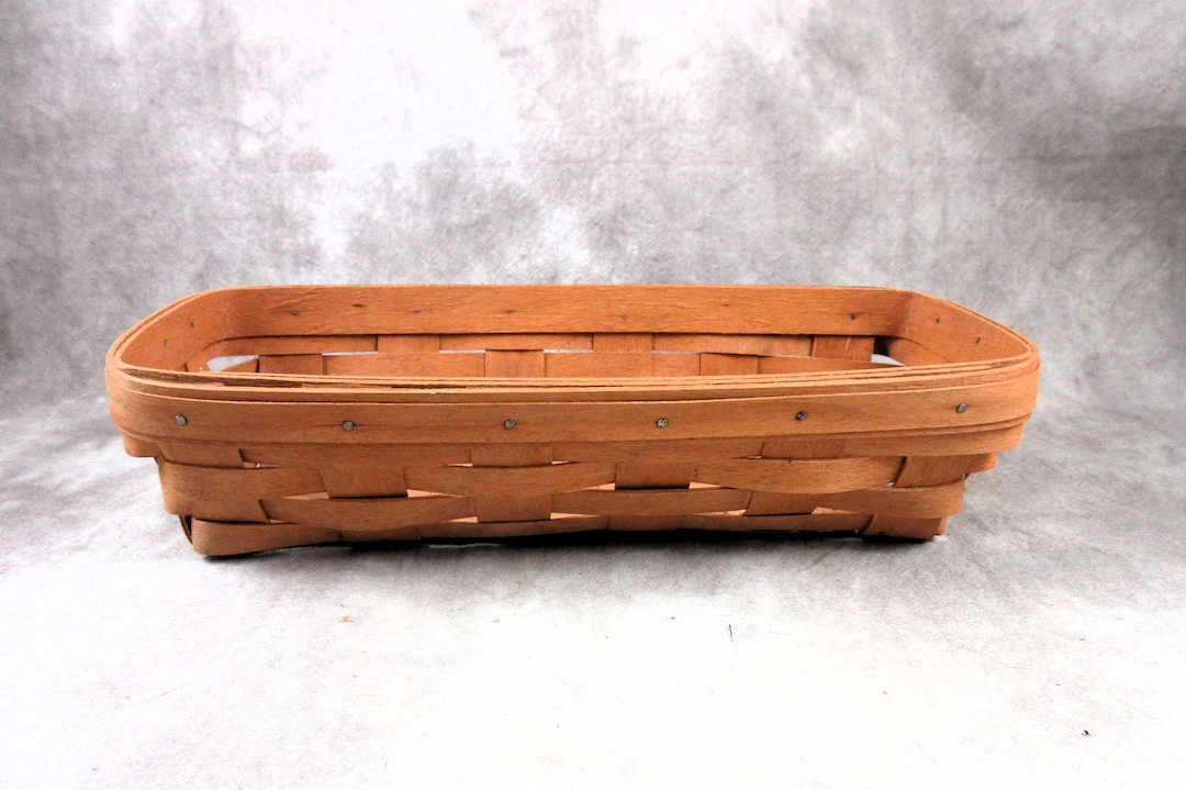 1993 LONGABERGER Signed CMM Basket Handwoven Dresden Ohio Etsy