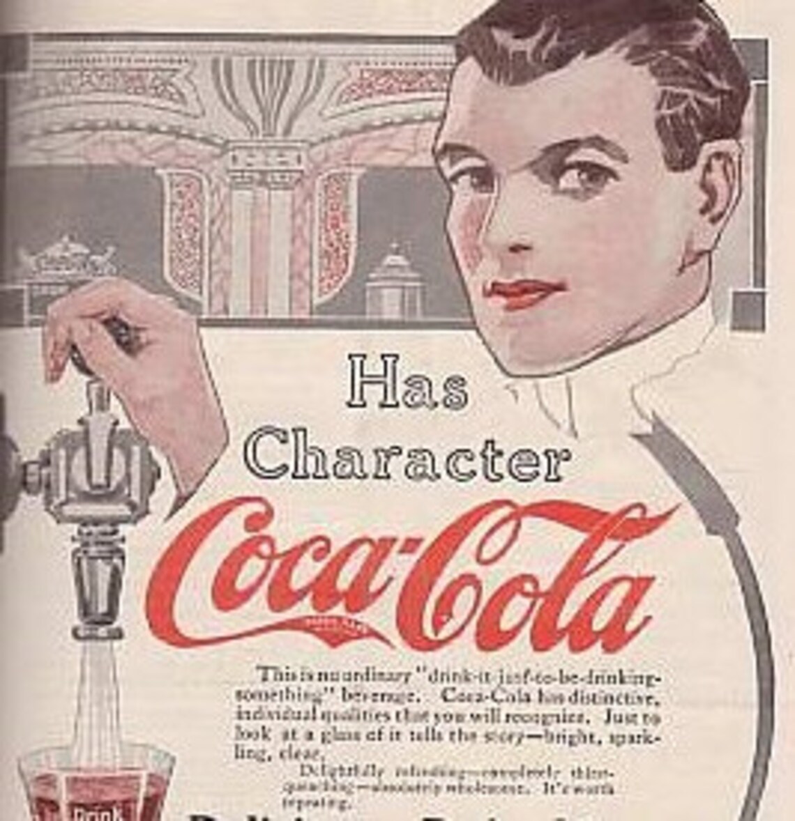 1913 CocaCola Soda Advertisement Coke Soda Fountain Soda Etsy