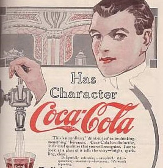 1913 Coca Cola Soda Advertisement Coke Soda Fountain Soda Etsy