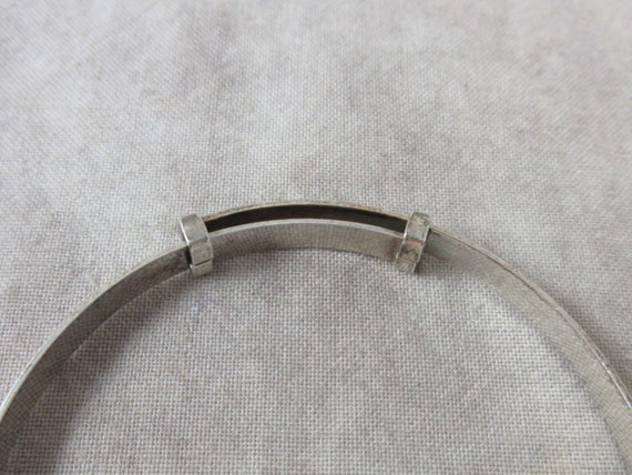 Vintage STERLING Silver Bracelet with Hallmarks -… - image 4