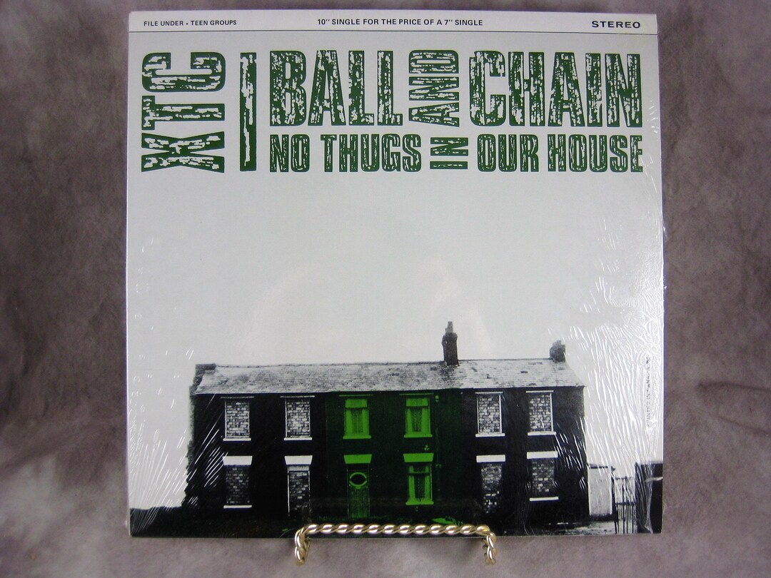 XTC 10 Single Green Vinyl songs Ball and Chain / No Thugs in Our House