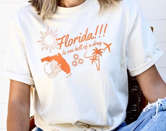 Florida!!! The Tortured Poets Department T-Shirt | Swiftie TTPD Shirt | Swift Lyrics Eras Comfort Colors Oversized Tee