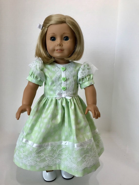 American Girl Doll Outfit: Mint Green and Lace | Etsy