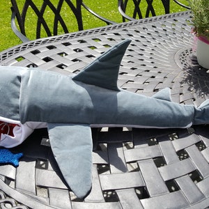 Sewing instructions and pattern school cone Silas the shark image 5