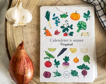 calendar to plant vegetables, fruits and herbs