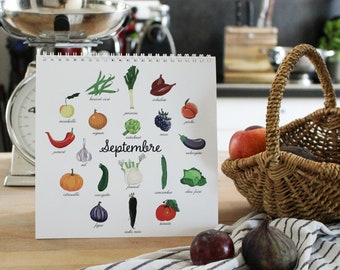 Seasonal vegetable calendar