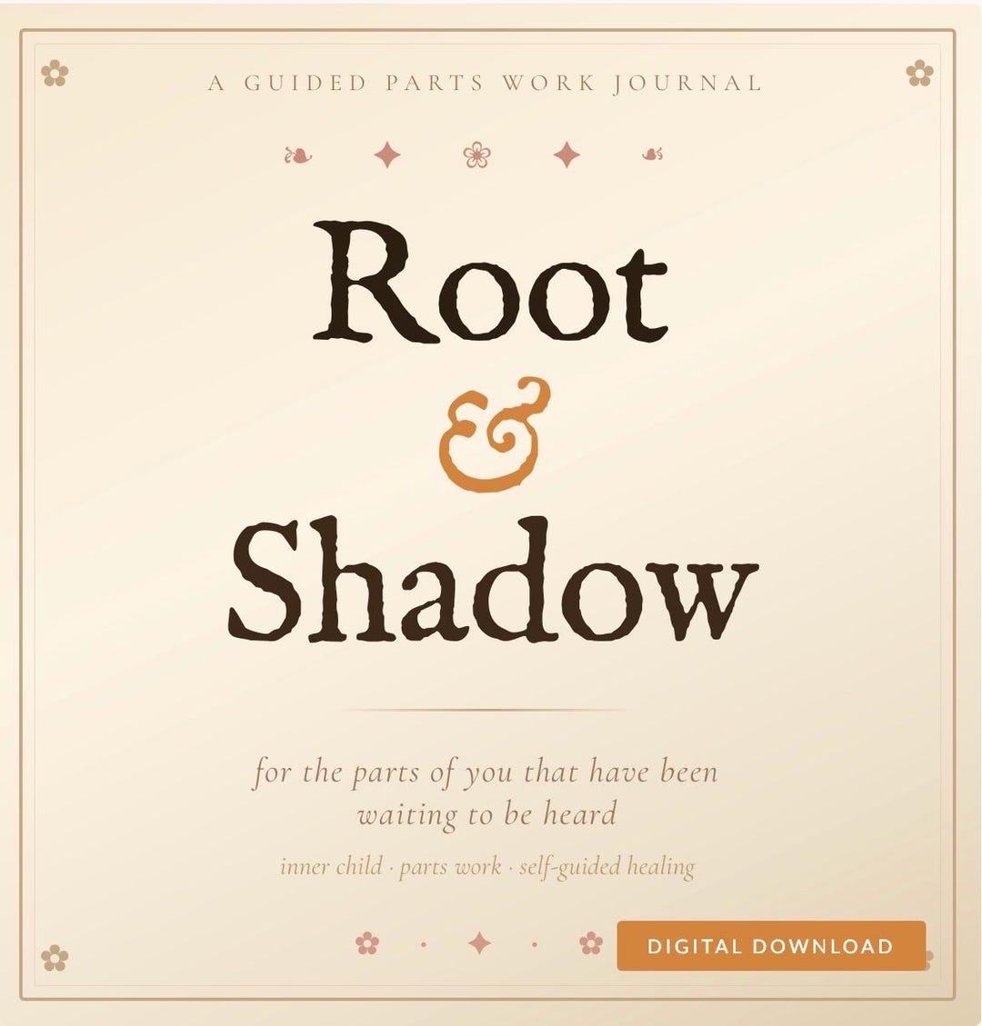 Root and Shadow: Guided Parts Work Journal | Inner Child Healing | IFS ...