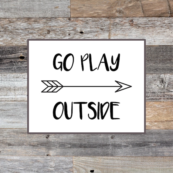 Go Play Outside. quote SVG inspirational motivational Etsy