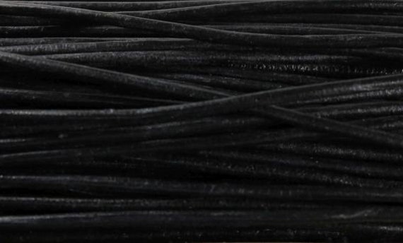 Lether cord 3mm, black