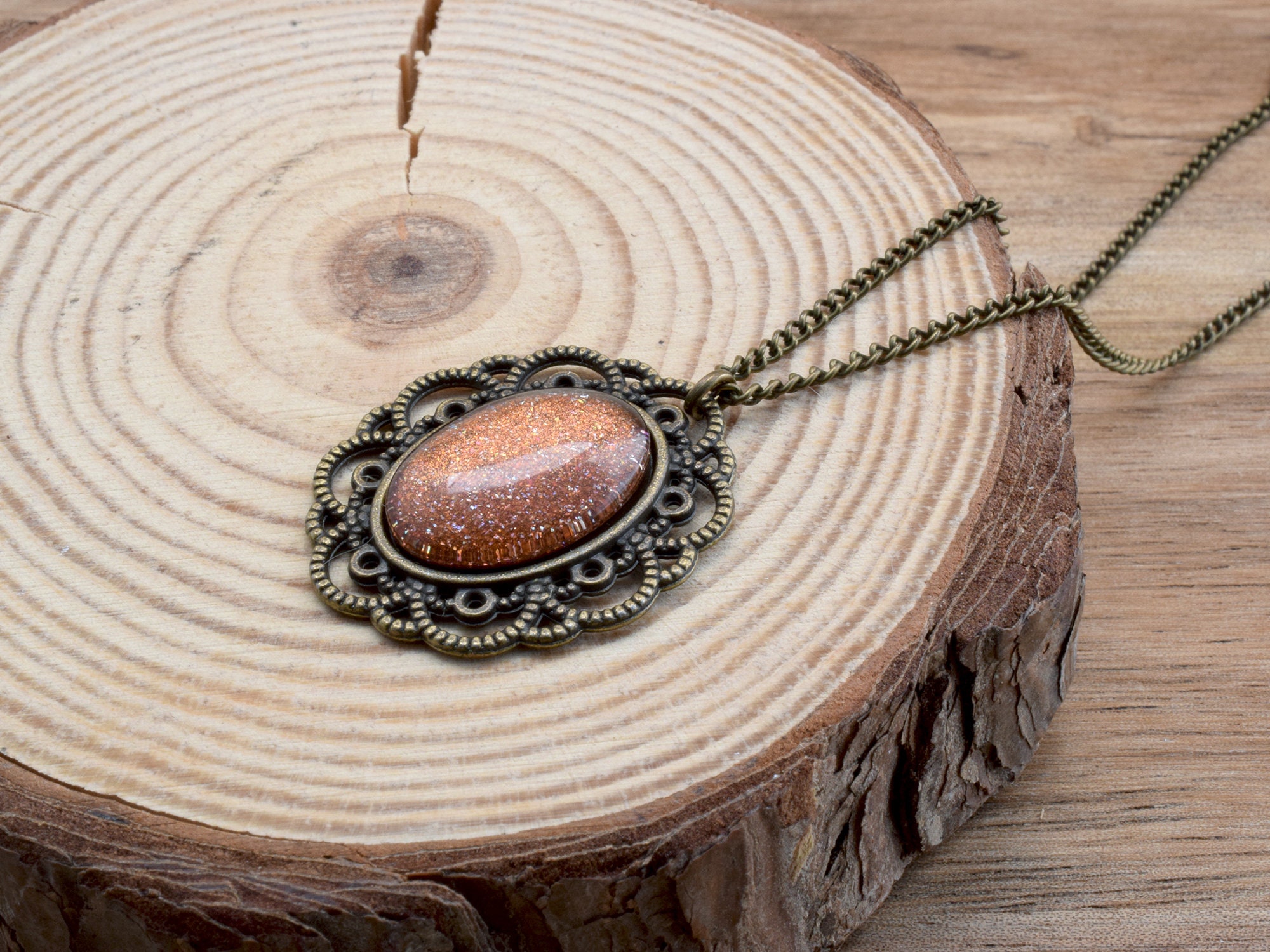 Ochre necklace Ochre jewelry Women jewelry gift Ochre Etsy