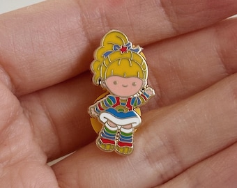 Rainbow Brite Enamel Pin: 80s Cartoon Collectible