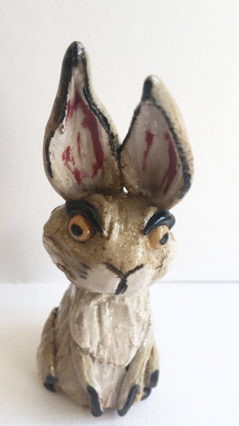 Ceramic hare sculpture image 0