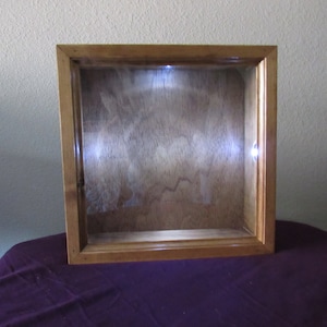 12 x 12 x 2.5&quot; deep Shadow Box with LED lights