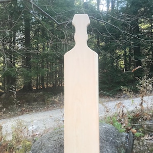 Greek Paddle 6 Feet Tall.... Traditional Handle