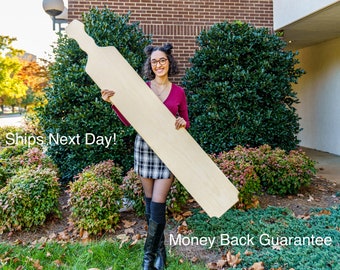 Gran pala griega / ENVÍO RÁPIDO Y GRATUITO / Pala de fraternidad / Pala de hermandad / 5 pies de alto / Griega oficial / Calidad / Mango tradicional /