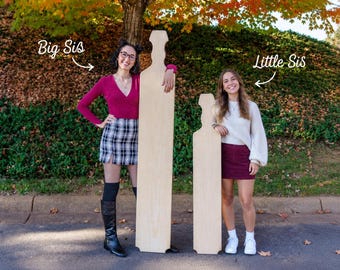 Greek Paddle 4 and 5 Feet Tall....(two Paddles)  Traditional Handle Big and Little