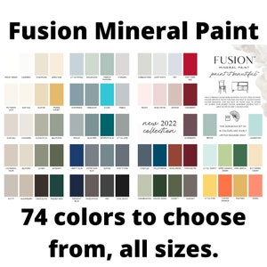 Fusion Mineral Paint - All In One Paint - Built In Top Coat *FREE GIFT* Pint Size 500ml