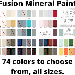 CLEARANCE Fusion Mineral Paint - All In One Paint - Built In Top Coat *FREE GIFT* Pint Size 500ml