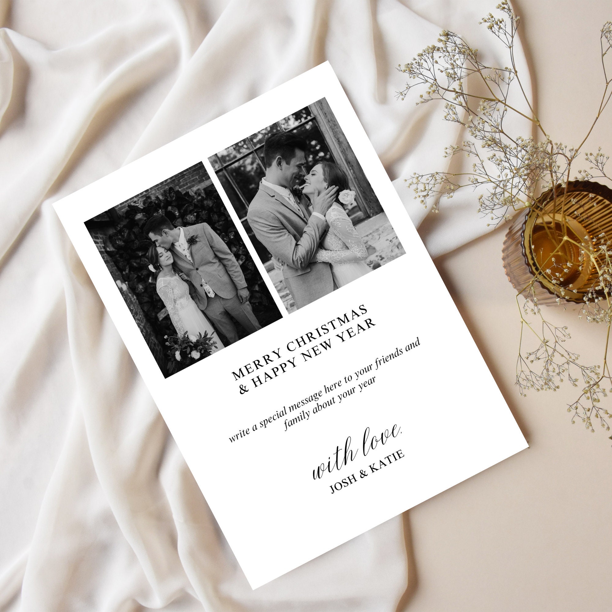 Our first married christmas card