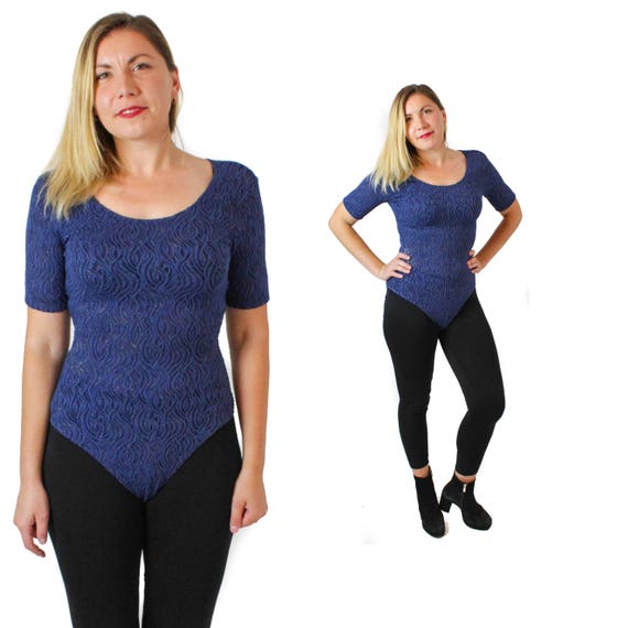 dark blue bodysuit