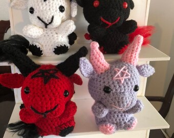 satan goat plush
