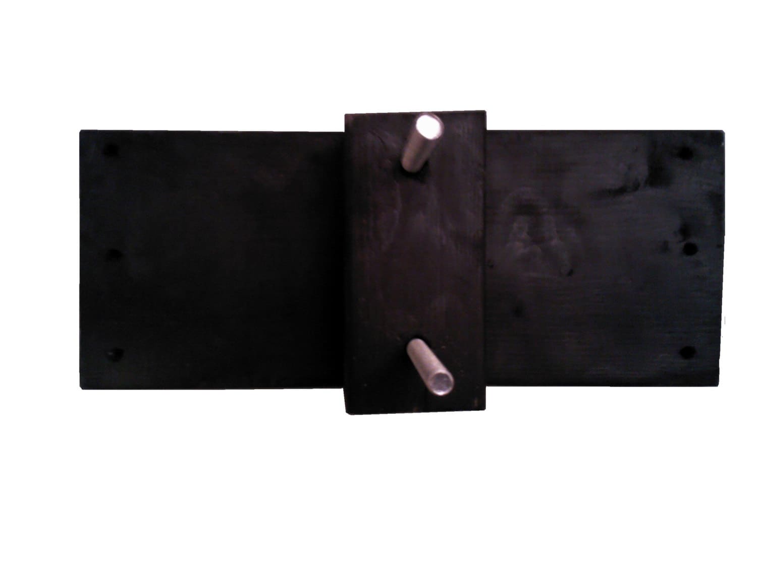 Punching bag. Hand-held Leather Makiwara Martial Arts Hojo Undo Striking pad 