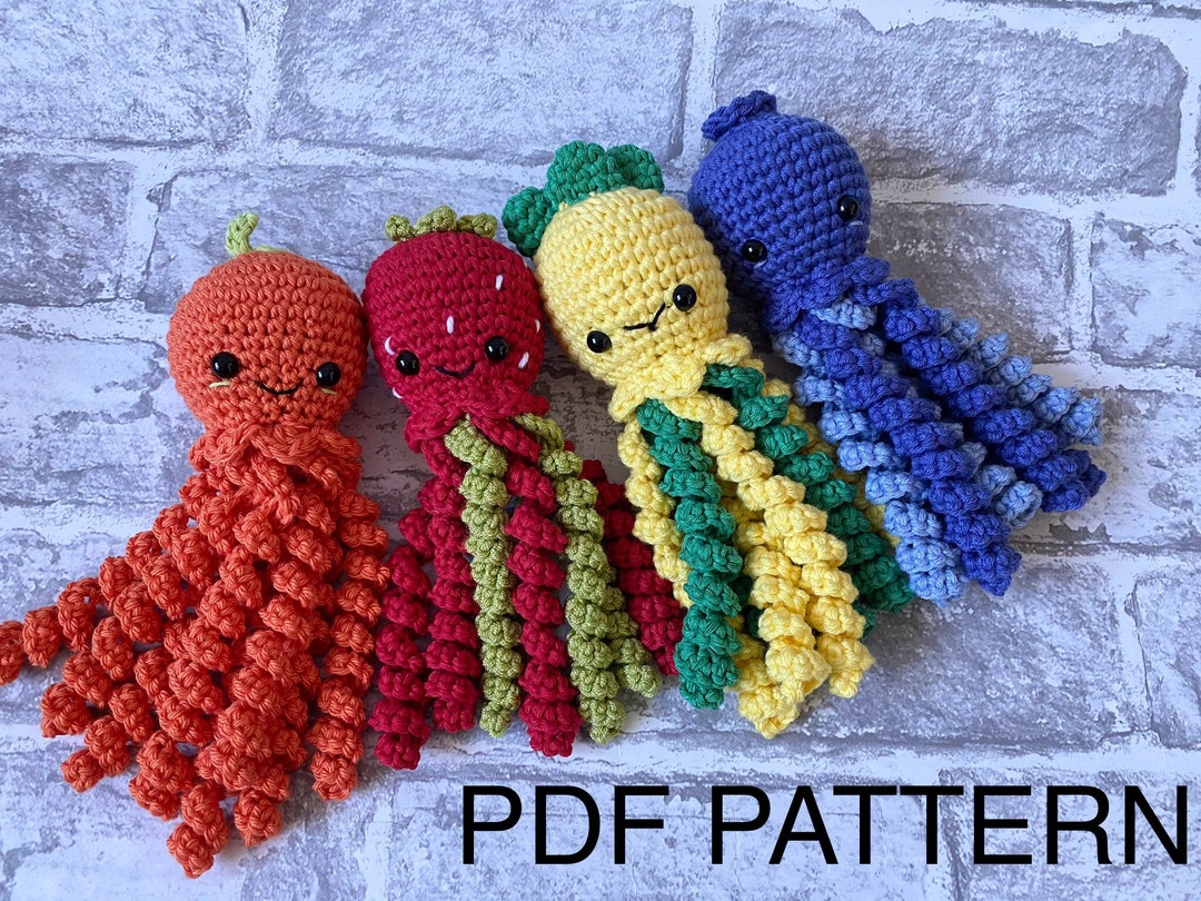 CROCHET PATTERN Jellyfish Pattern, Crochet Jellyfish Pattern, Octopus Pattern, Jellyfish Pdf