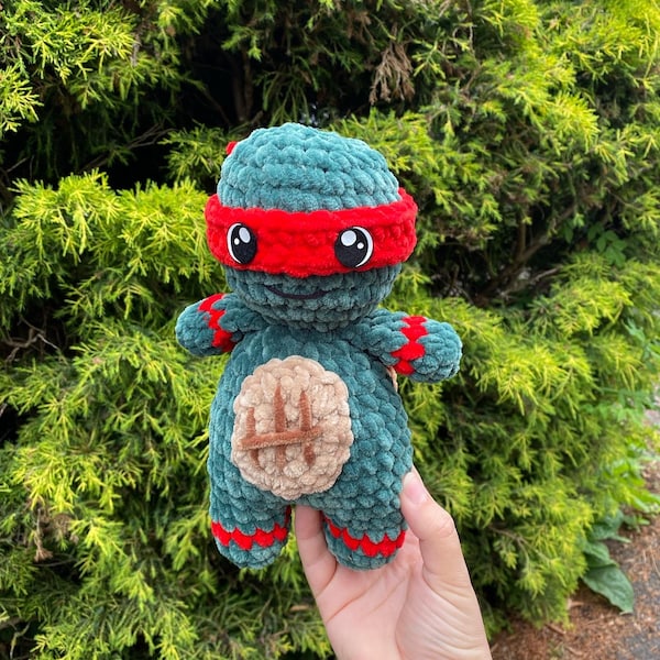 CROCHET PATTERN: Ninja Turtle Crochet Pattern, Hmbb, Crochet Turtle Pattern, Ninja Turtle, Crochet Turtle