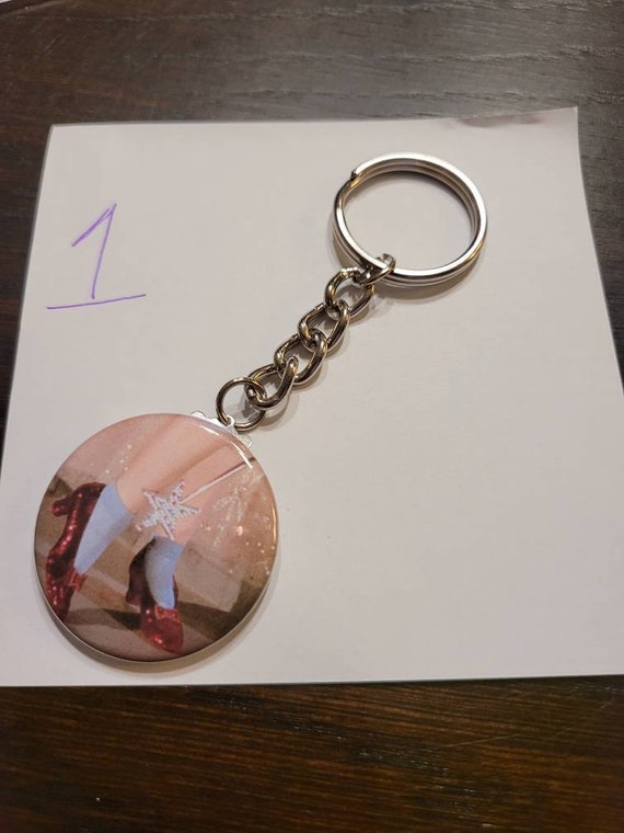 Metal keychain - Ruby Slippers