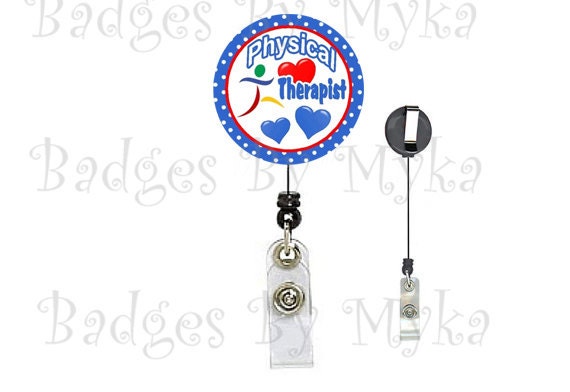 Retractable ID Badge Holder - Therapy