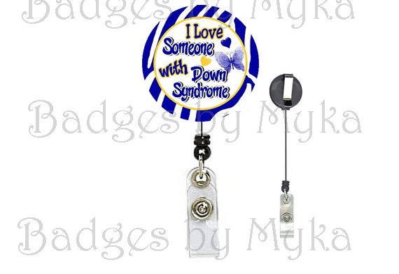 Down Syndrome Lanyard and Badge Holder
