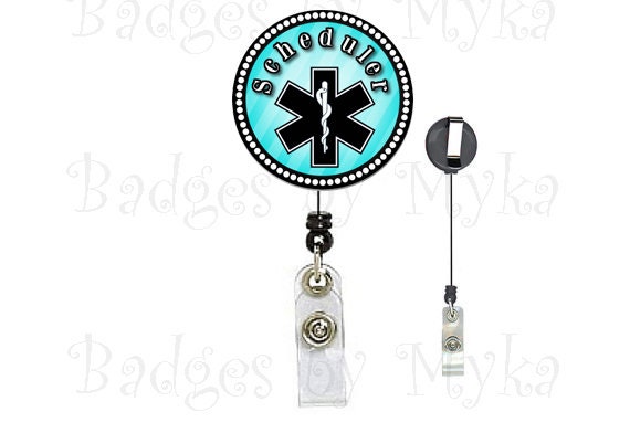 Retractable ID Badge Holder - Medical Scheduler