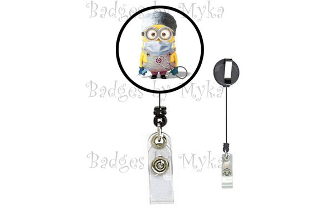 NEW Minion Card Holder Retractable, Despicable Me, Work School ID Badge,  USA