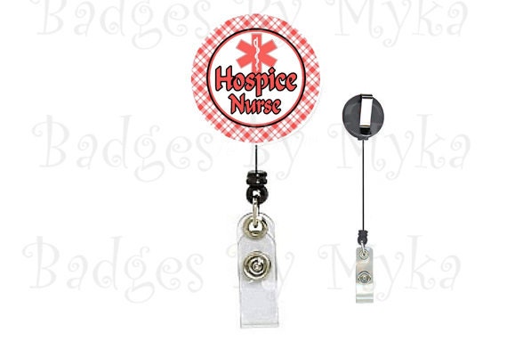 Retractable ID Badge Holder - Nurse