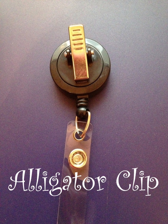 Wicked Themed Retractable Badge Reel - Glinda The Good Witch ID Holder With Crown Design & Clip