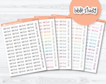 Bible Study Script Stickers | Faith Based Planner & Bible Journaling Stickers | F21 | F-007