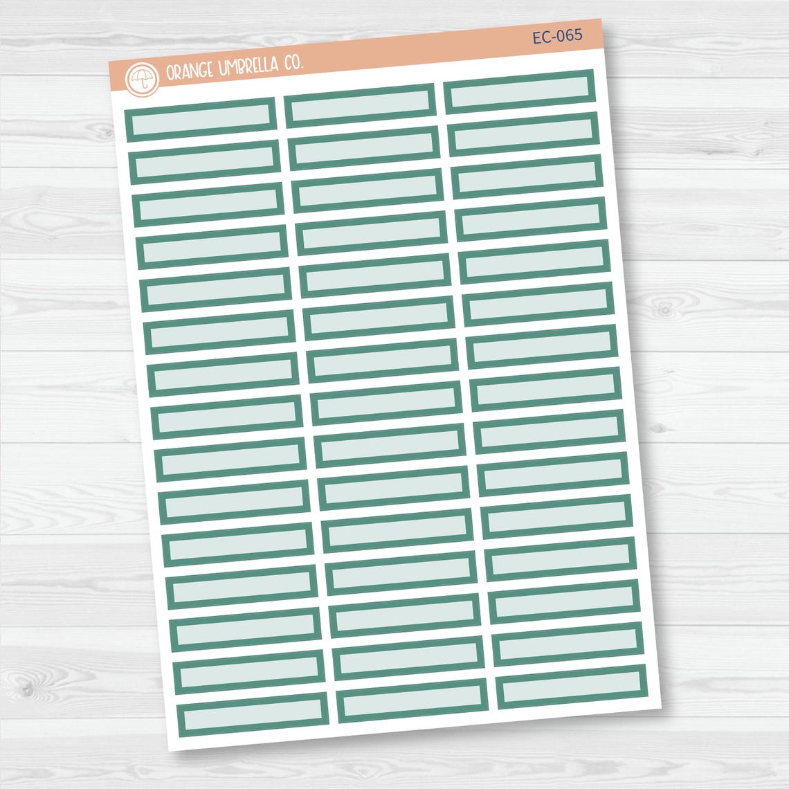 CLEARANCE | Skinny Label Planner Stickers | Erin Condren Evolve Palette ...