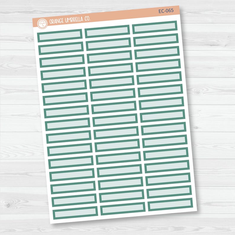 CLEARANCE | Skinny Label Planner Stickers | Erin Condren Evolve Palette ...