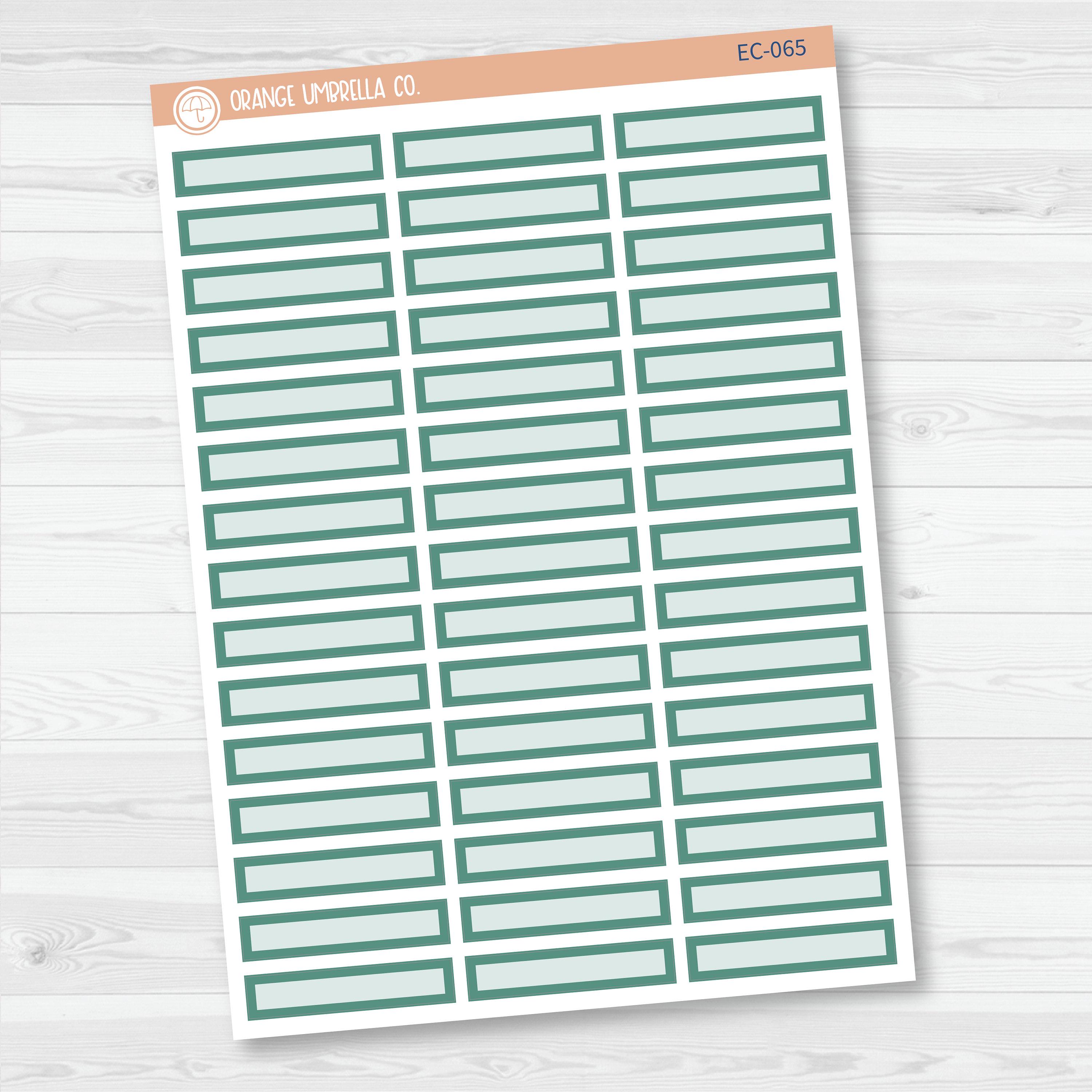 CLEARANCE | Skinny Label Planner Stickers | Erin Condren Evolve Palette ...