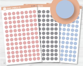 Circle Dot - 6mm Planner Stickers - Choose Your Color | B-158-205