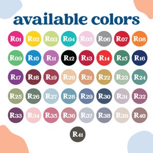 Autocollants personnalisés pour agenda, choisissez votre police et vos couleurs, autocollants mats amovibles ** 1 fois par feuille*** (#customtime) image 7