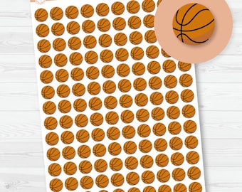 Basketball Icon Planner Stickers | I-008