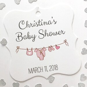 Baby Shower Tags, Baby Shower Favor Tags, Shower Favor Tags, Baby Shower Hang Tags  (FS-034)