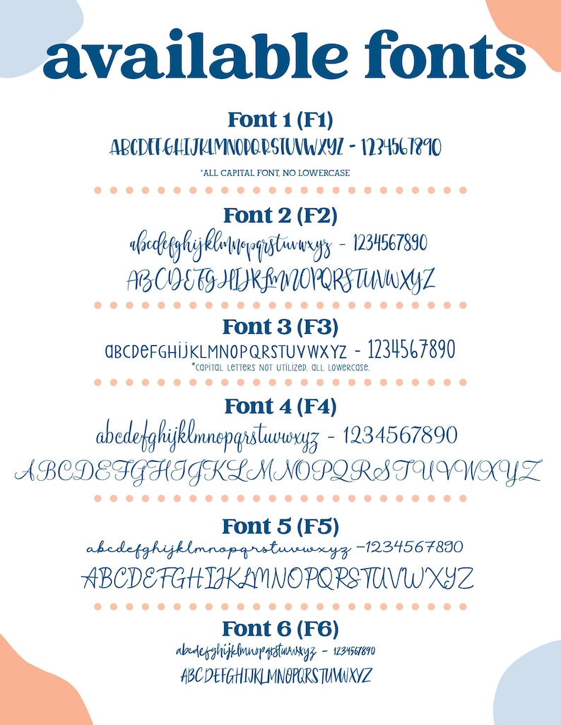 Custom Script Planner Sticker | 1 Word/Phrase per sheet | customscript2 image 4
