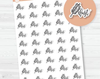 CLEARANCE | Dust Icon Script Planner Stickers | F2 |  E-119